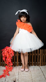 Load image into Gallery viewer, Peach Sorbet Ruffle Dress
