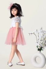 Load image into Gallery viewer, Peachy Sweet Frock for Little Girls
