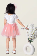 Load image into Gallery viewer, Peach Colour Frock for Little Girls
