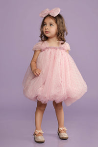 Pink Balloon Dress for Baby Girl