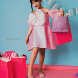 Pink Marshmallow Bow Dress