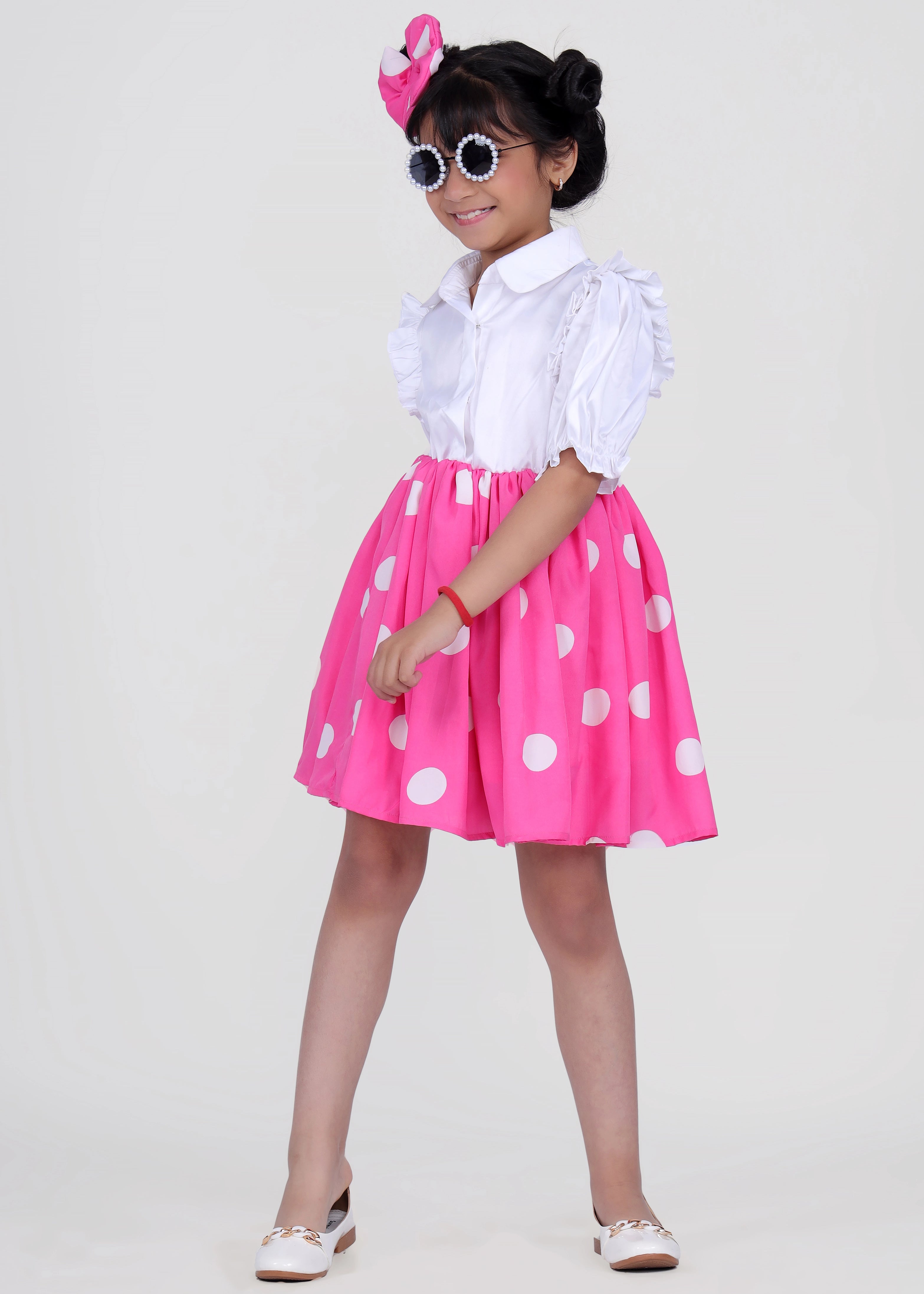 Pink Polka Party Dress