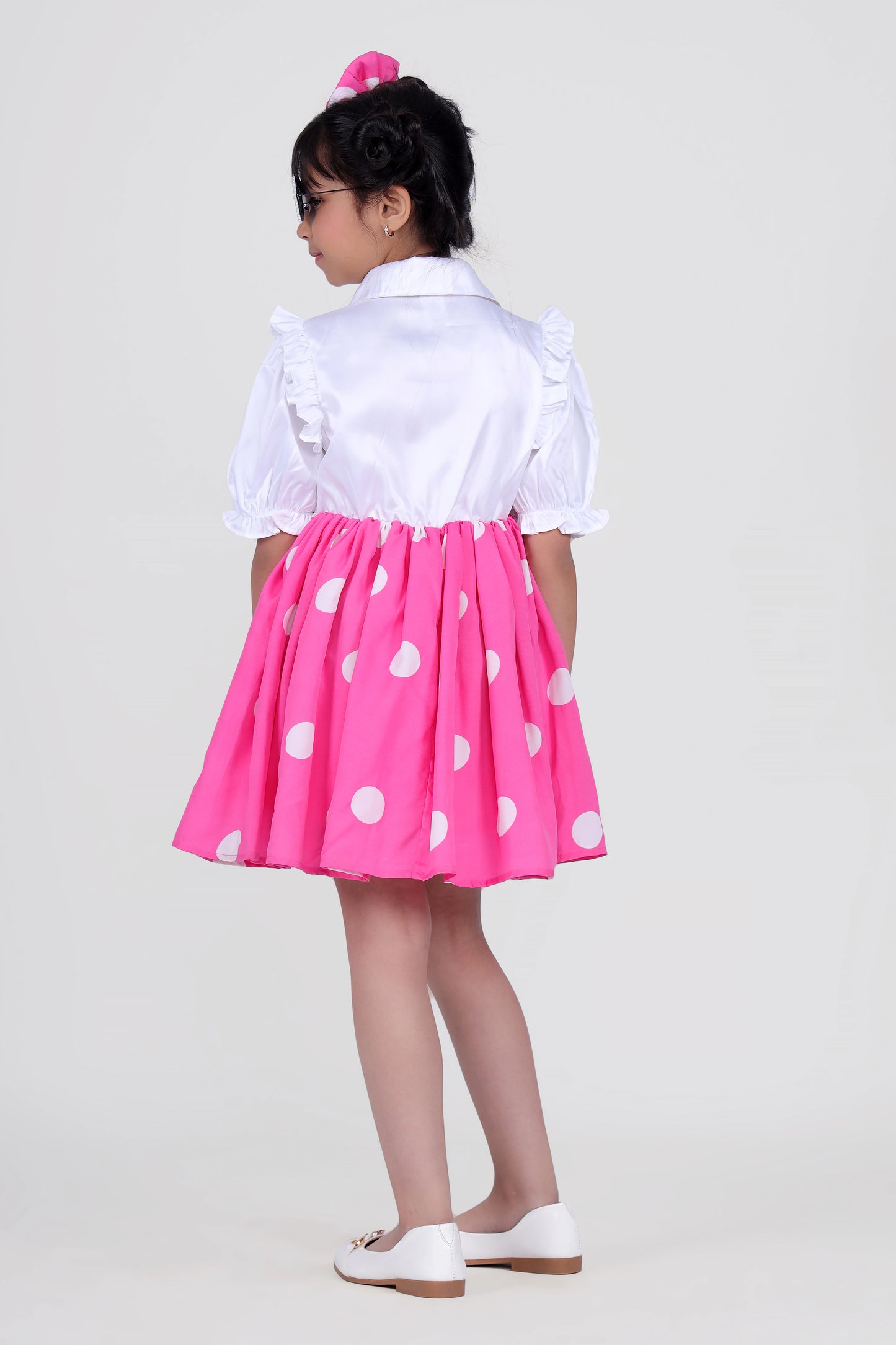 Polka Party Mood Dress for girls