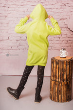 Load image into Gallery viewer, Rabbit Neon Hoodie Dress
