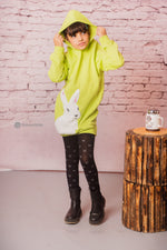 Load image into Gallery viewer, Rabbit Neon Hoodie Dress
