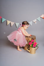 Load image into Gallery viewer, Rose Bubble Tutu Dress
