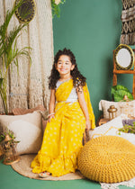 Load image into Gallery viewer, Scent Of Boho Frilly Saree
