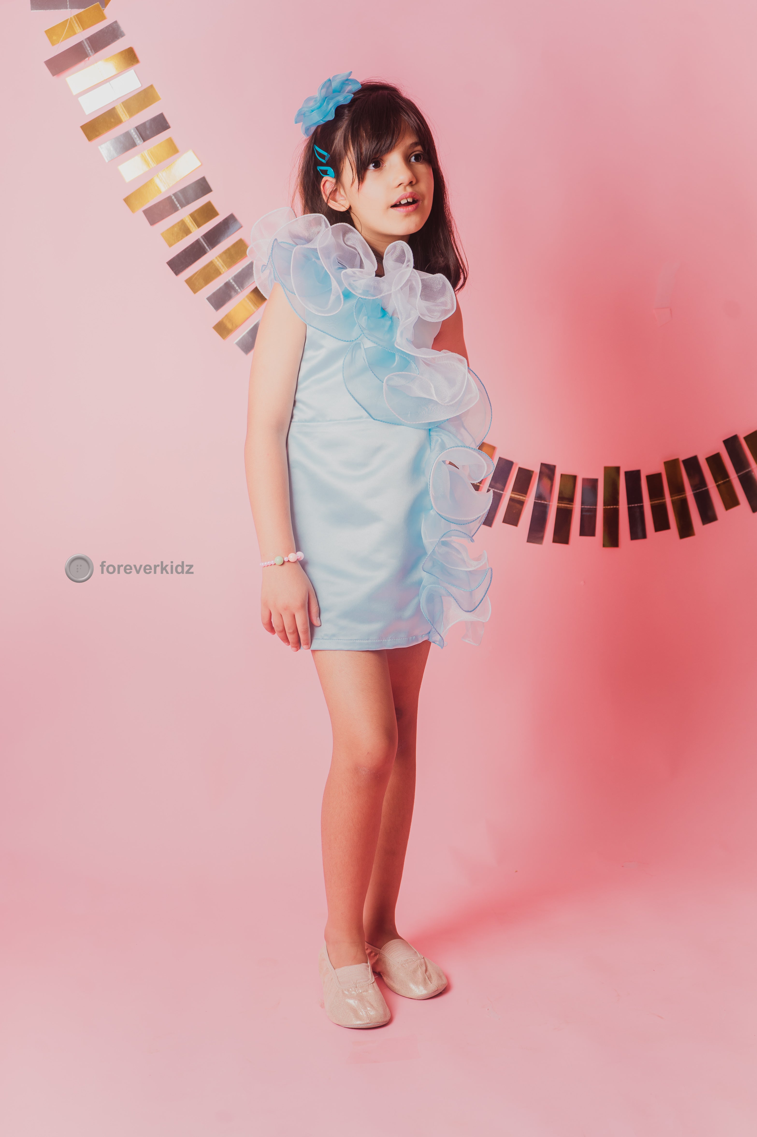 Organza and Satin Seaside Dress