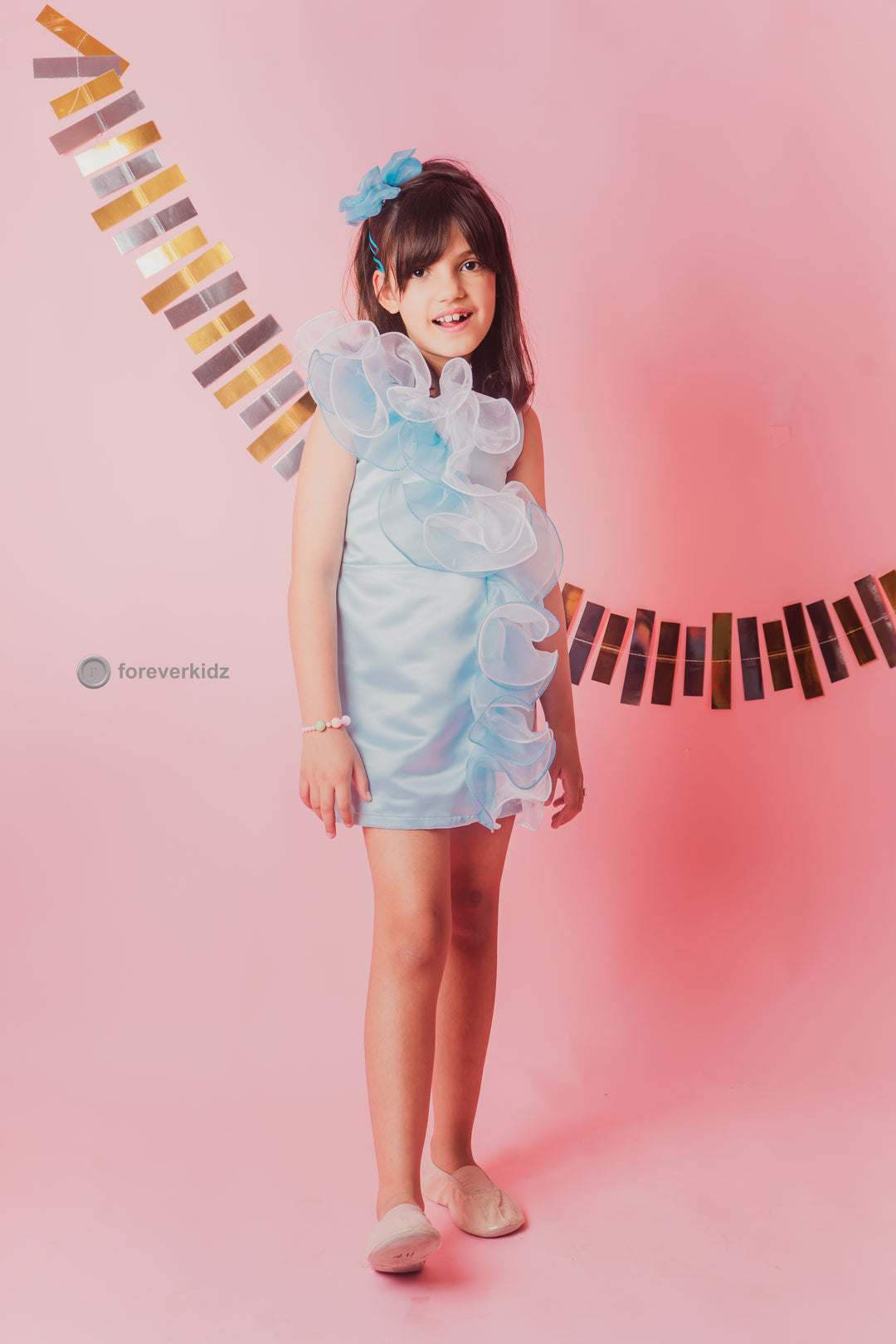 [PRE-ORDER] Kidsagogo Anouk Dress, Sea Mist
