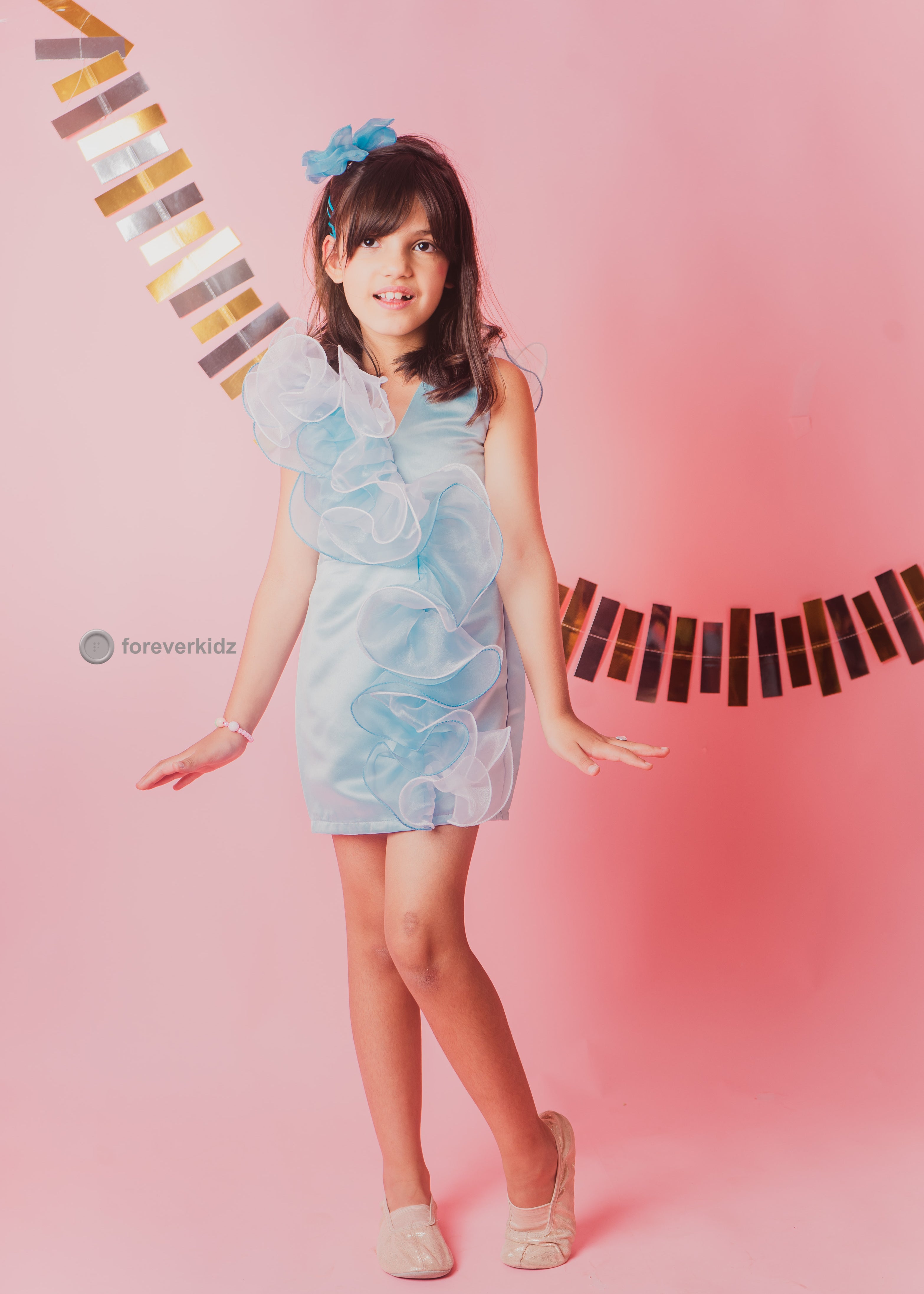 Seaside Party Dress for Lil Girls 