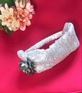 Silver Sparkle Head Band
