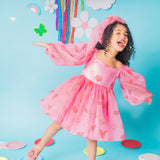 girls puffy dresses