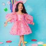 organza frock for girls