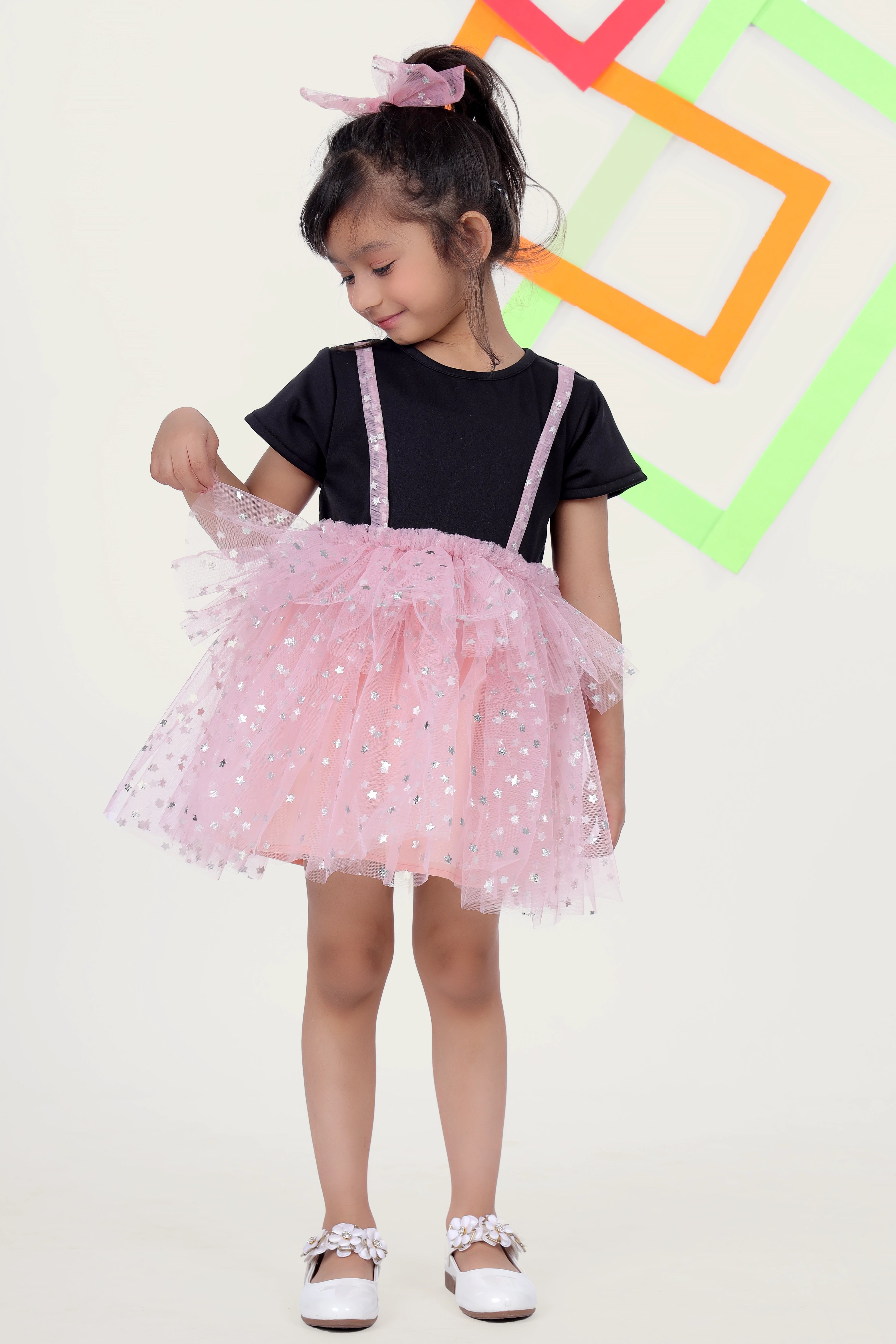 Sparkling Star Dress for Kids
