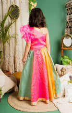 Load image into Gallery viewer, Boho Style Lehenga for Little Girls

