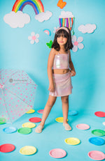 Load image into Gallery viewer, Holographic Raincoat Neon Dress 
