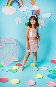Holographic Raincoat Neon Dress 