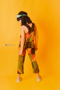 Urban Patchwork Jumpsuit