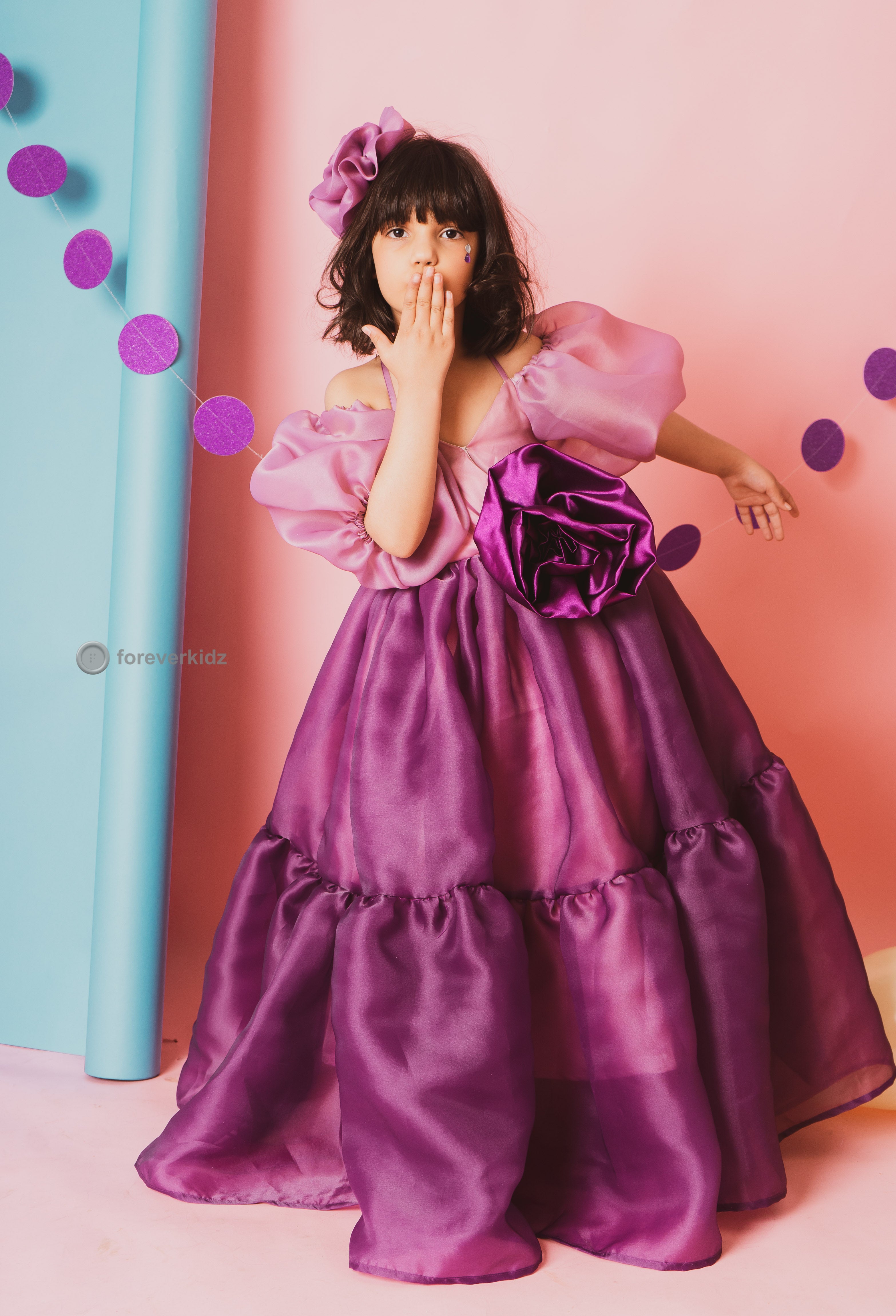 Kids party gown