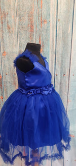 Load image into Gallery viewer, Magical Blue Ruffle Frock
