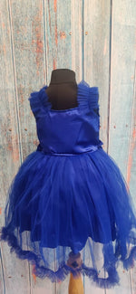 Load image into Gallery viewer, Magical Blue Ruffle Frock
