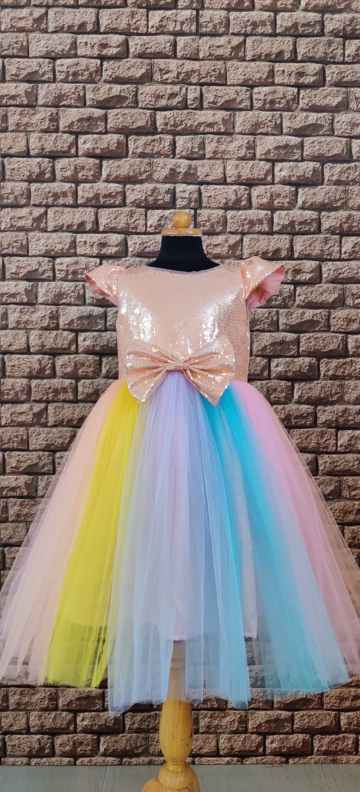 Unicorn Dress for Rainbow Charm 