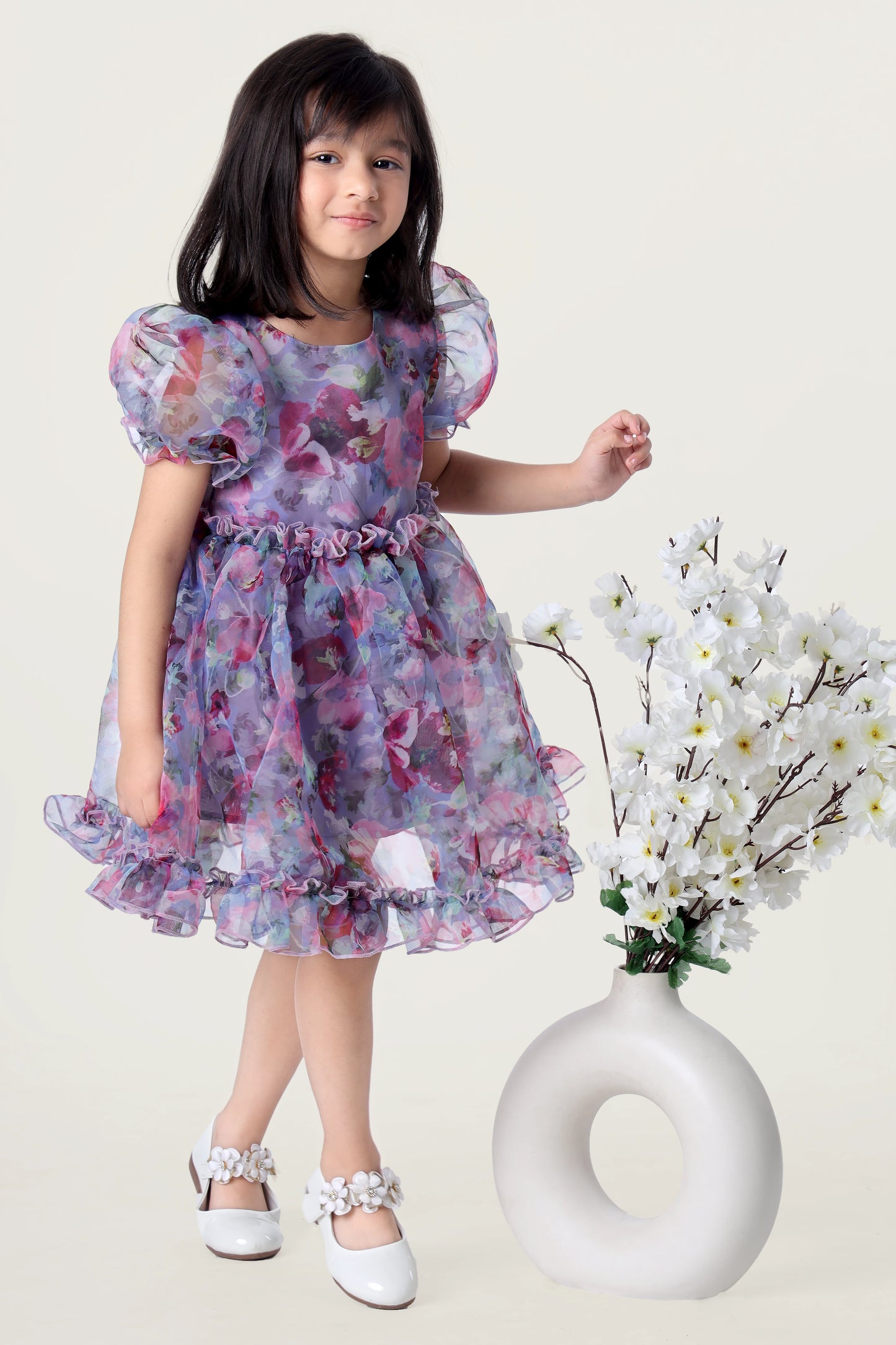 Floral Gown for Little Girls