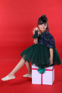 Plaid Party Dress with Doll 