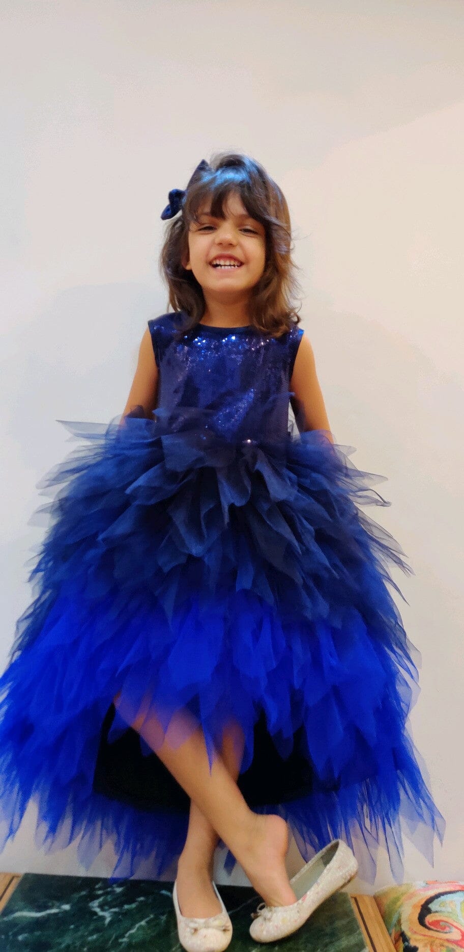 Kids Girls Princess Dress Bow Lace Ball Gown Party Pageant Prom Wedding  Dresses | eBay