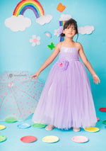 Load image into Gallery viewer, Lavender Flower Dress
