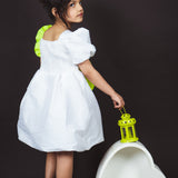 Neon Kiss Balloon Dress