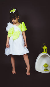 Neon Kiss Balloon Dress