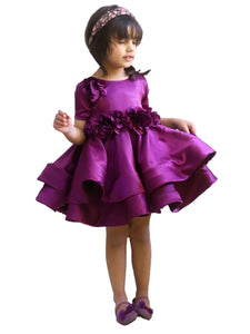 Violet Vine Florets Dress