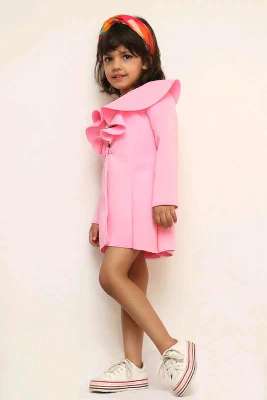 Pink Diva Coat Dress