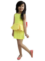 Load image into Gallery viewer, Flaming Peplum Bow Dress
