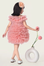 Load image into Gallery viewer, Peach Lemonade Ruffle Dress
