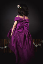 Load image into Gallery viewer, Purple Garden Hi Low Dress
