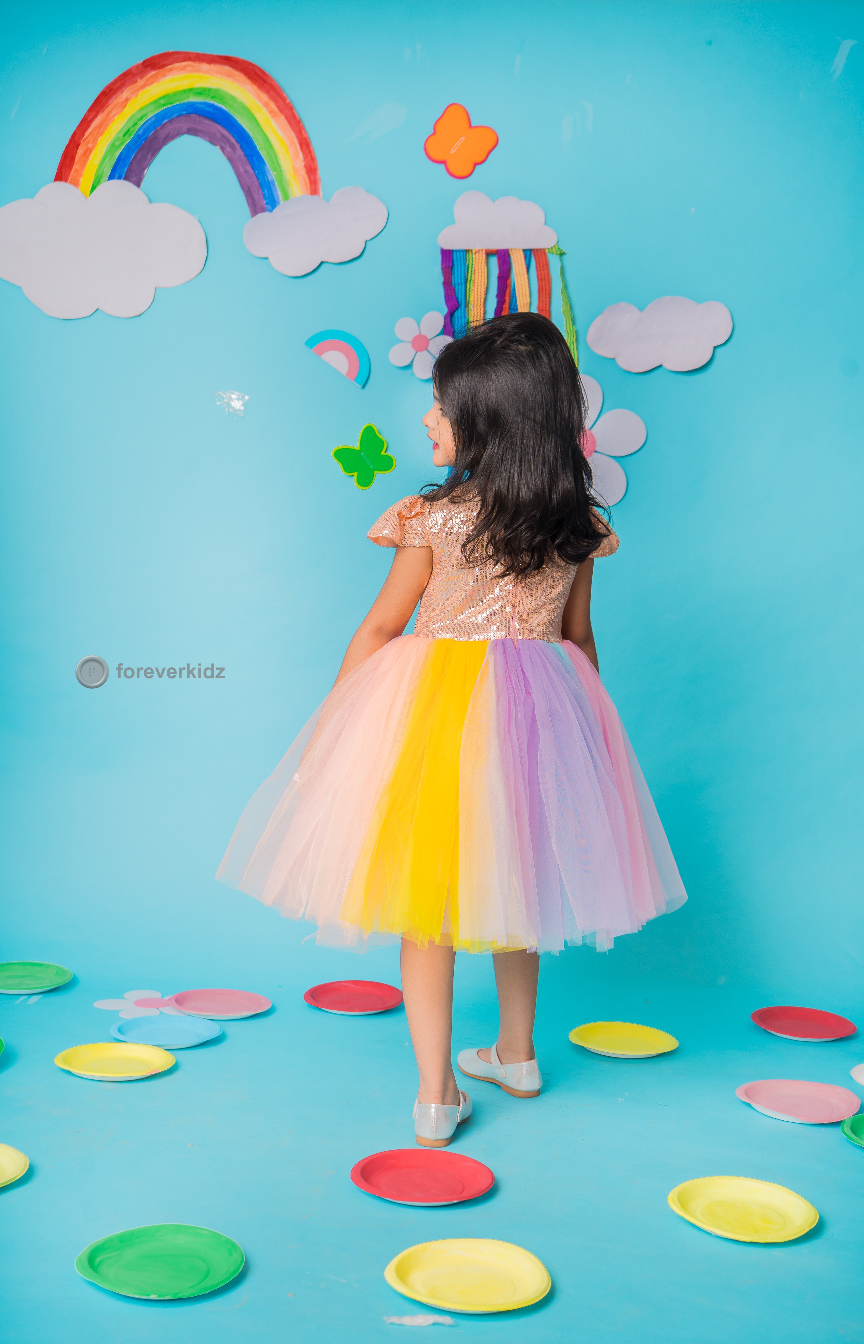 Tutu style ruffled Unicorn Dress