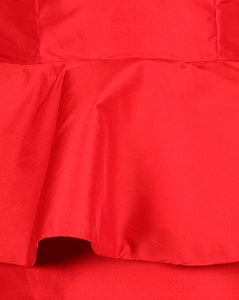 Ruby Red Peplum Dress Tunic Forever Kidz 