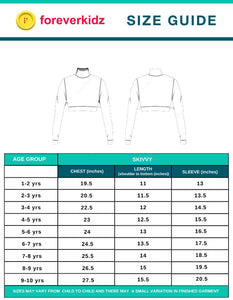 Size Guide for Skivvy 