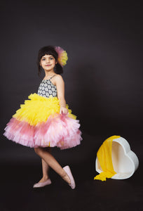Swirly Blossom Dress
