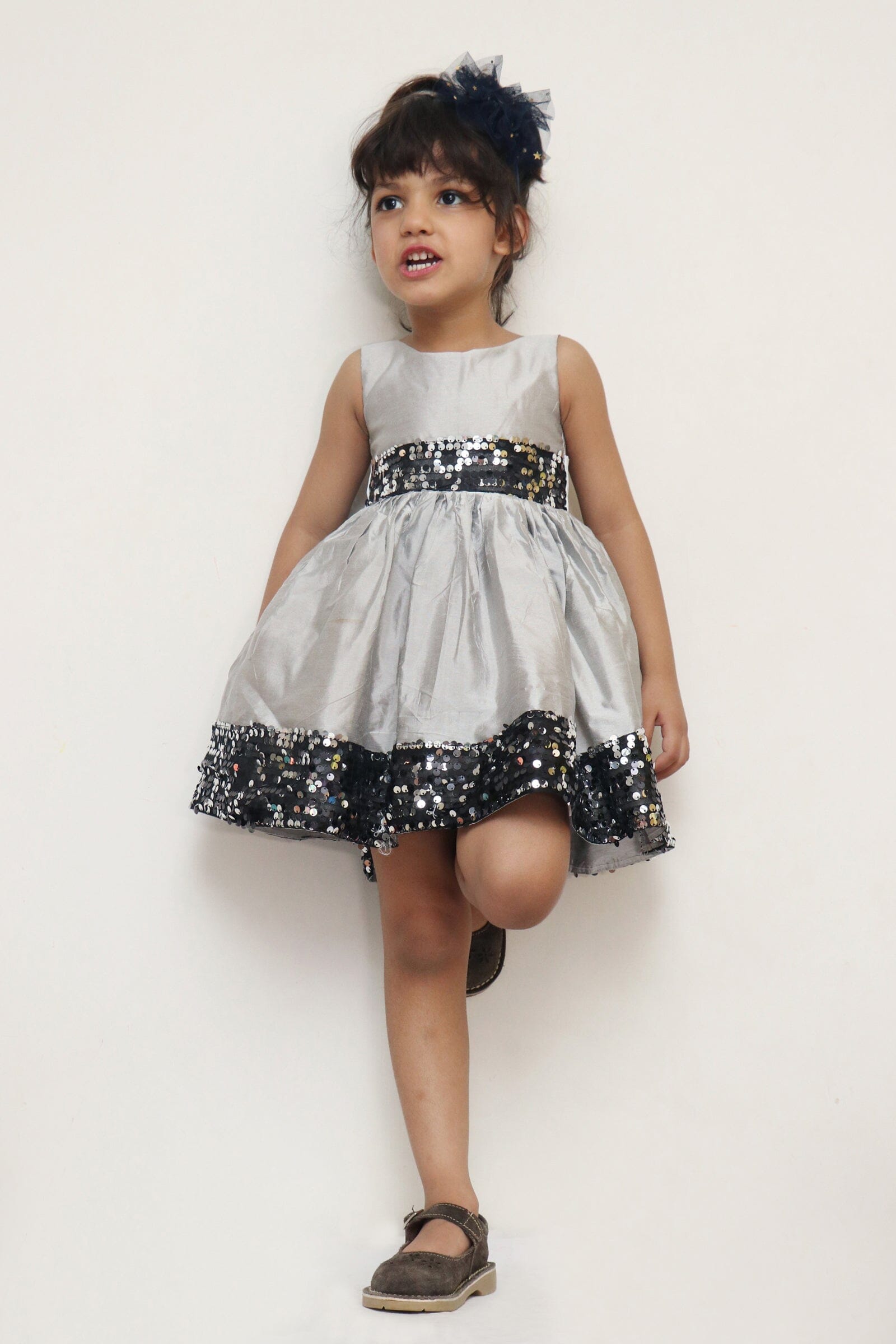 The Mystic Silver Dress Frock Forever Kidz 