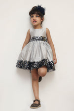 Load image into Gallery viewer, The Mystic Silver Dress Frock Forever Kidz 
