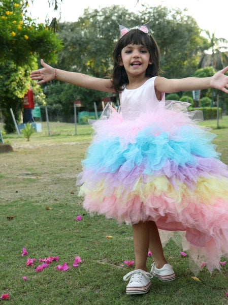 Buy Baby Girl Pony Theme Dress, Unicorn Outfit With Train, Unicorn Dress,  Pony Baby Dress Set Including Headband, Long Tail Princess Dress Online in  India - Etsy